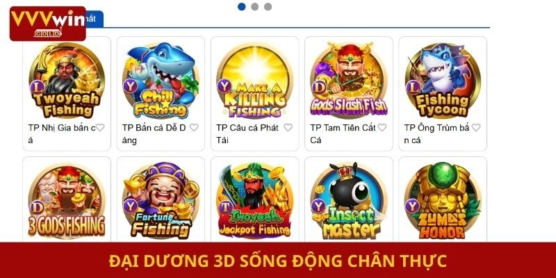 Đại dương 3D sống động chân thực