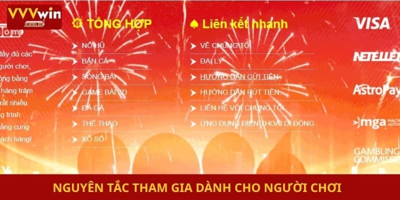 Nguyên tắc tham gia dành cho người chơi