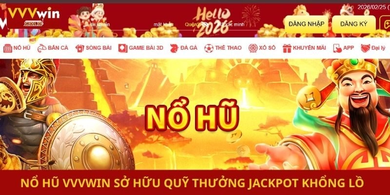 Nổ Hũ Vvvwin Sở Hữu Quỹ Thưởng Jackpot Khổng Lồ