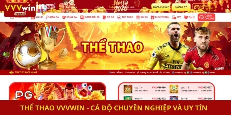 Thể Thao Vvvwin - Cá Độ Chuyên Nghiệp Và Uy Tín