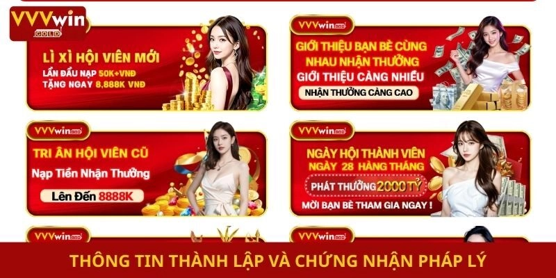 Thông tin thành lập và chứng nhận pháp lý